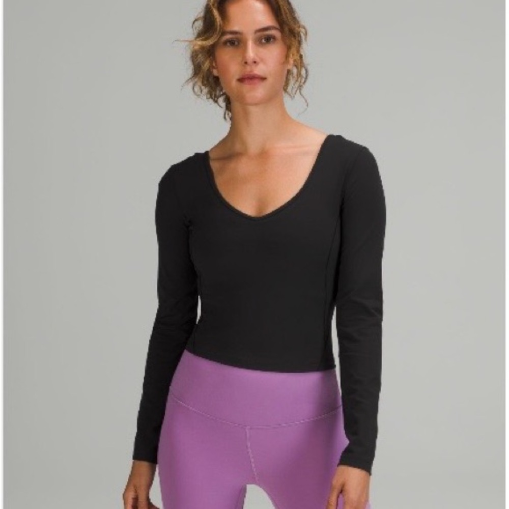 lululemon athletica align Black Long Sleeve Top